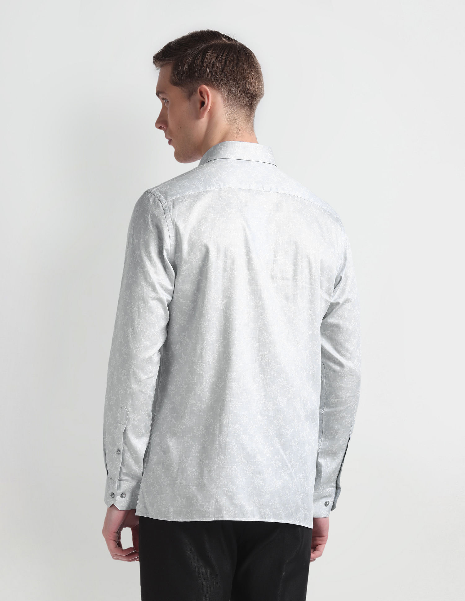Arrow Floral Print Pure Cotton Shirt