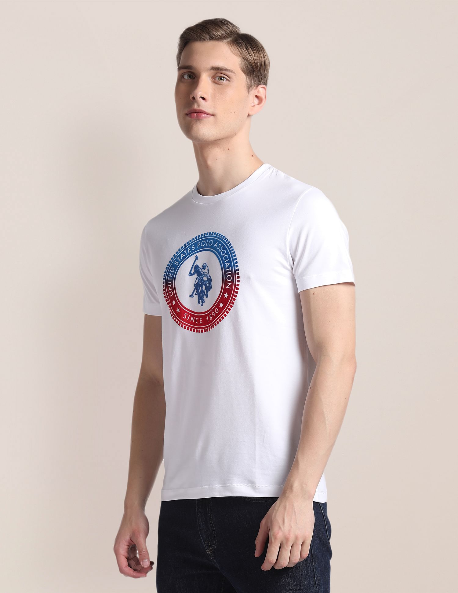 U.S. Polo Assn. Brand Print Slim T-Shirt