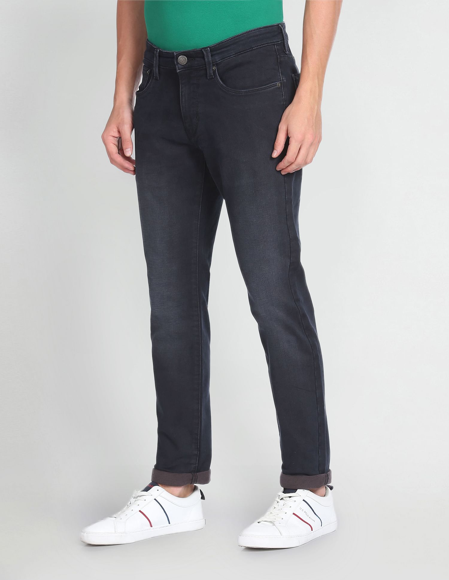 U.S. Polo Assn. Denim Co. Brandon Slim Tapered Fit Blue Jeans