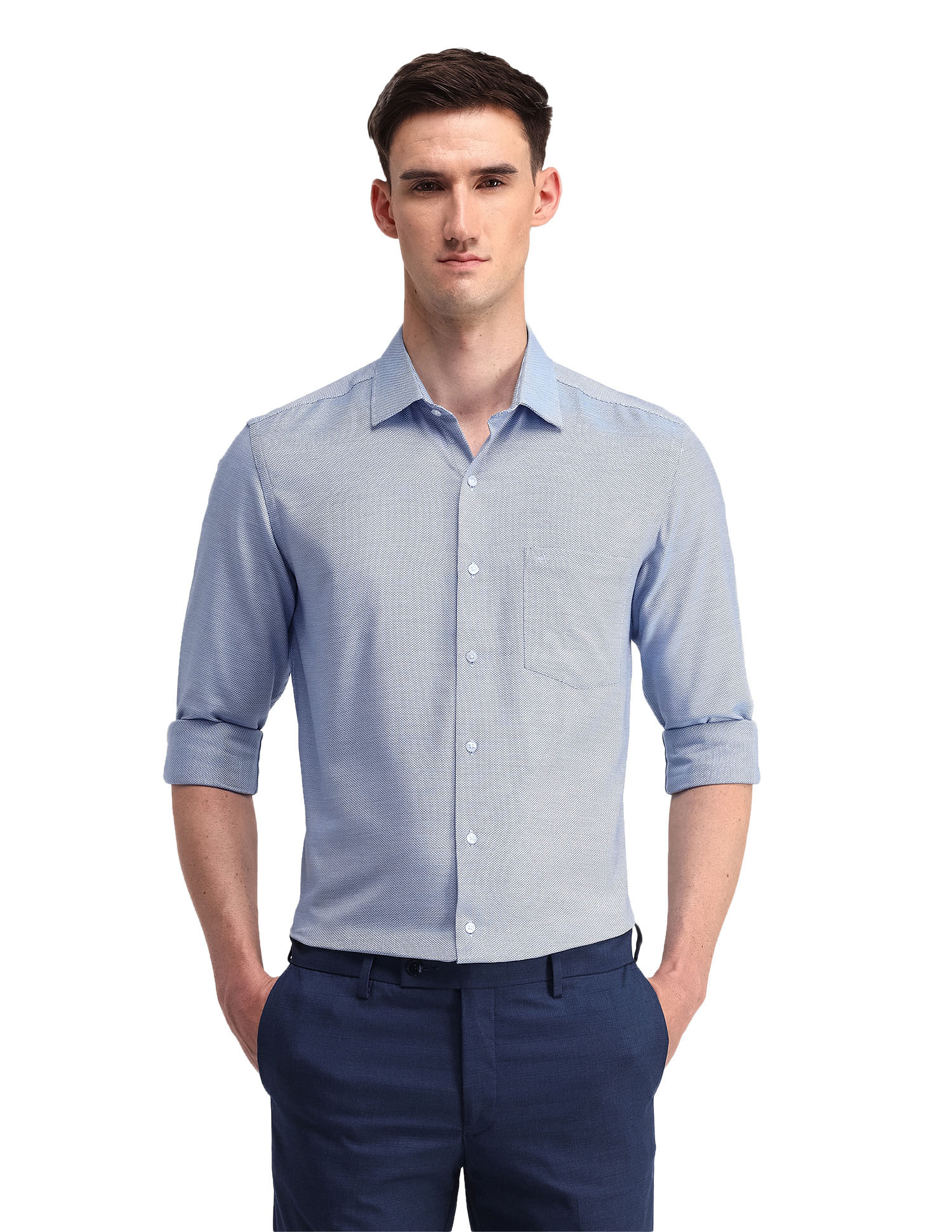 Arrow Pure Cotton Textured Shirt