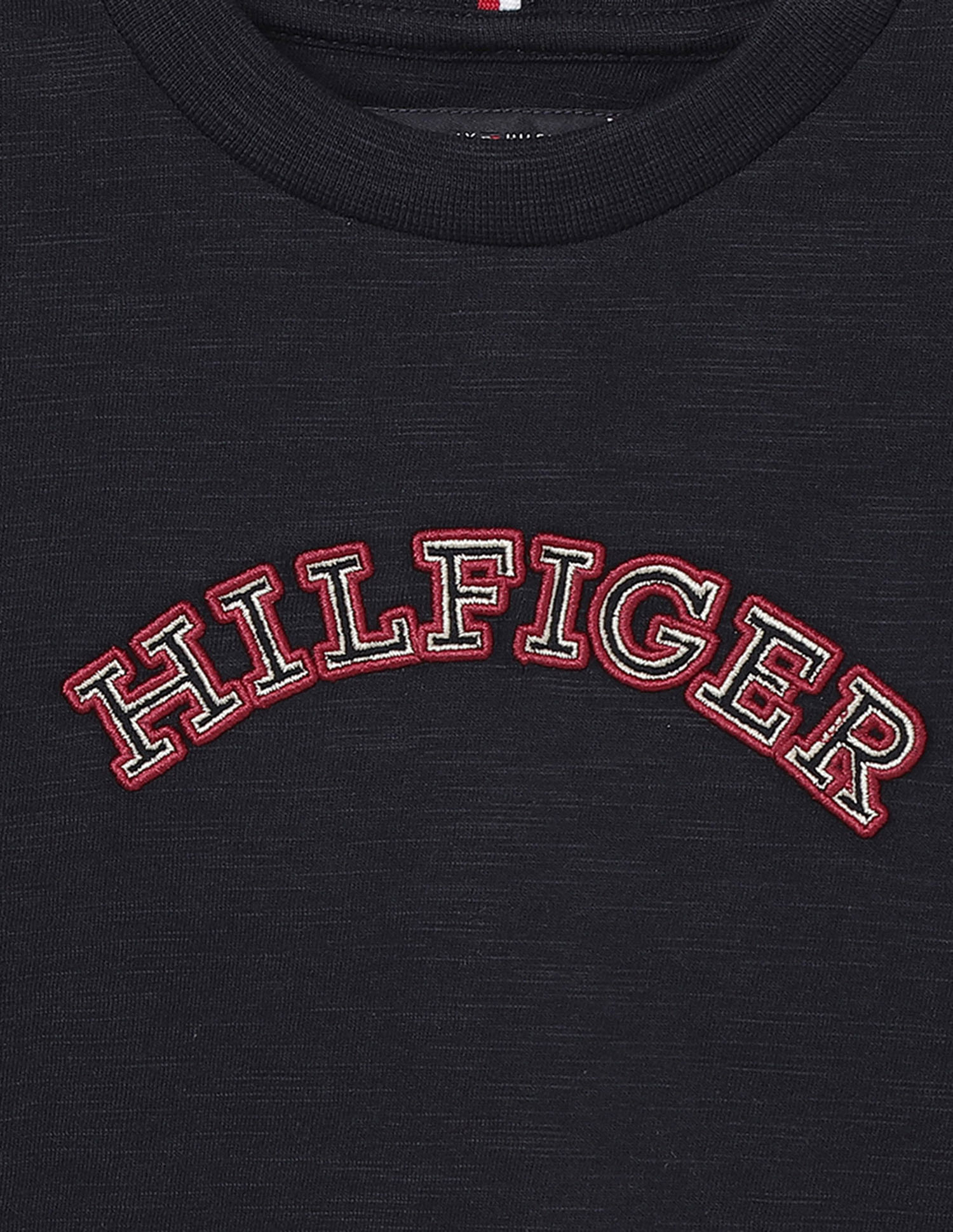 Tommy Hilfiger Kids Boys Monotype Embroidered Regular T-Shirt