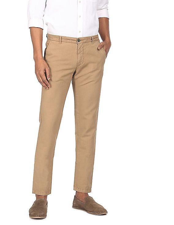 CELIO Men Solid Slim Tapered Casual Trousers  Lifestyle Stores  Kannuru   Bengaluru