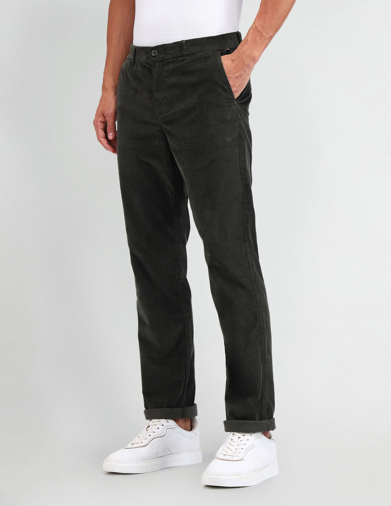 Arrow Sport Regular Fit Corduroy Trousers