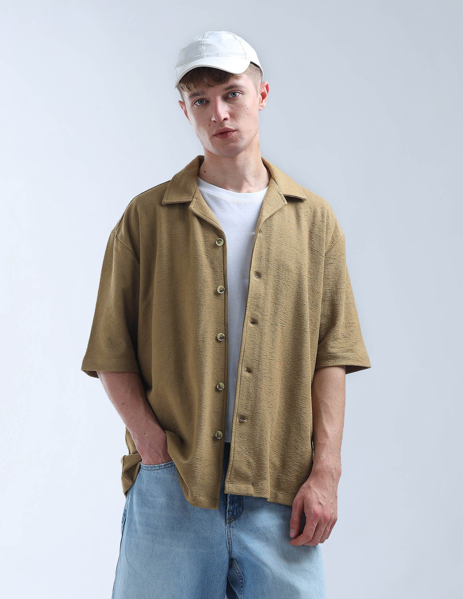 Flying Machine Knitted Color Of Home Shirt