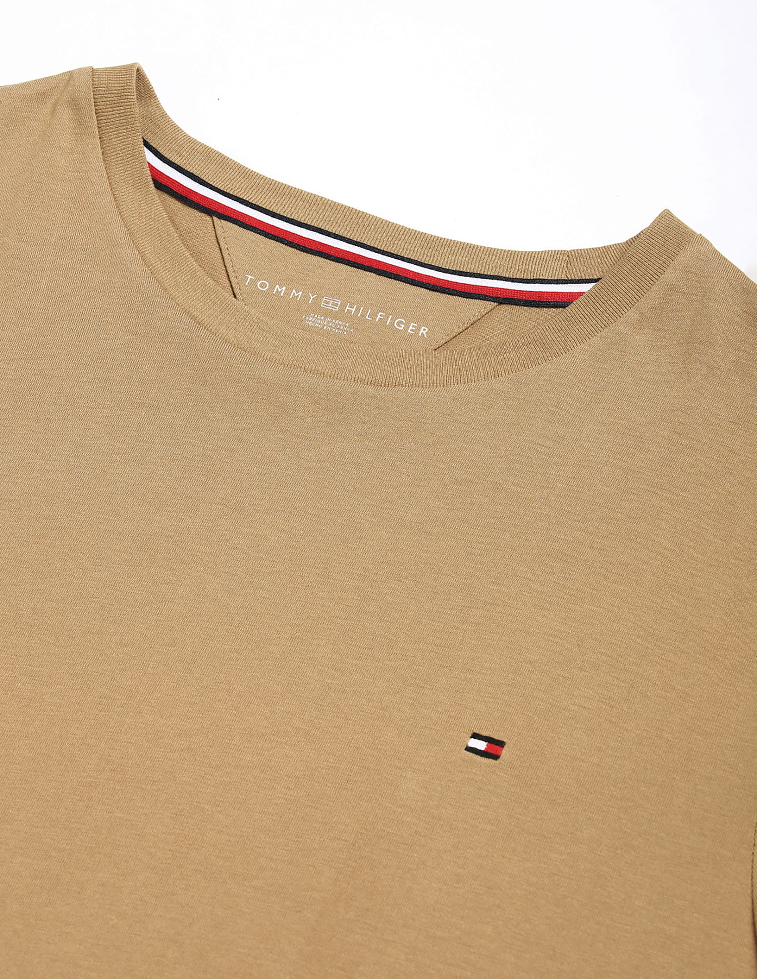 Tommy Hilfiger Solid Regular-Fit Cotton T-Shirt