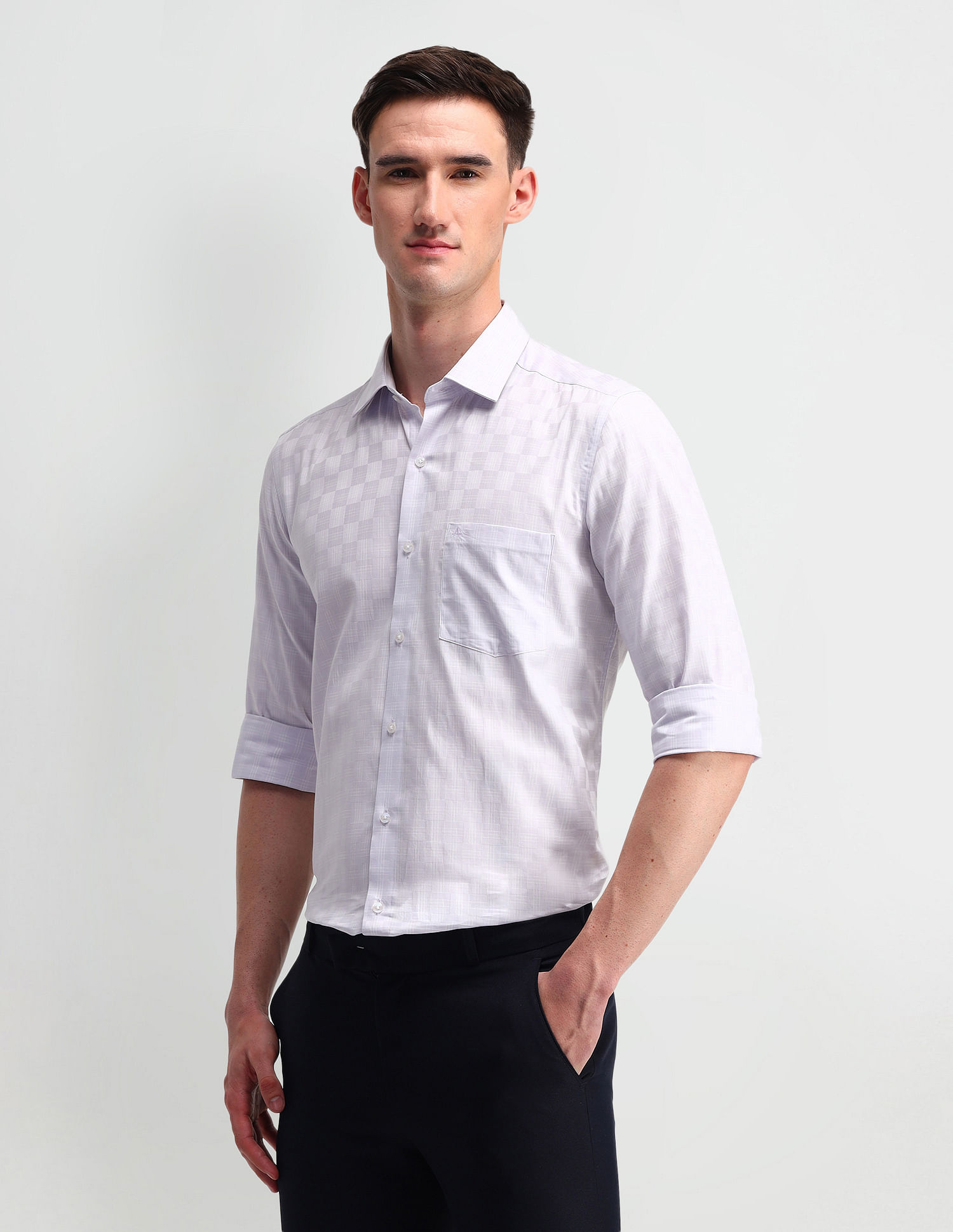 Arrow Glen Checks Cotton Shirt