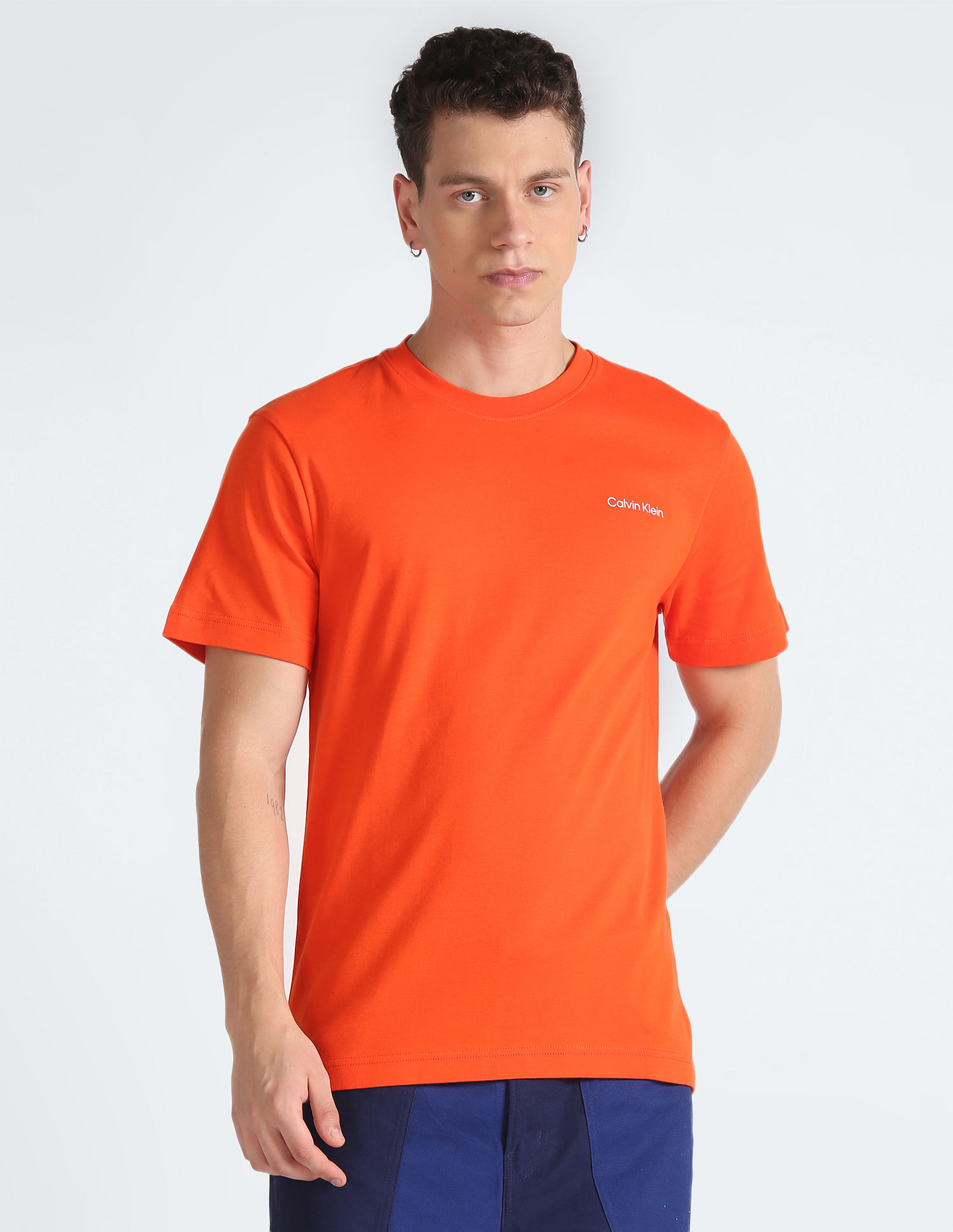 Calvin Klein Organic Cotton Solid T-Shirt