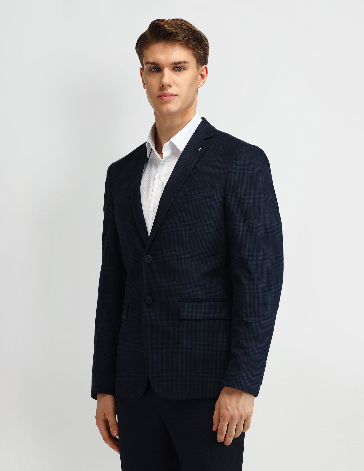 Arrow Corduroy Knit Slim Fit Blazer