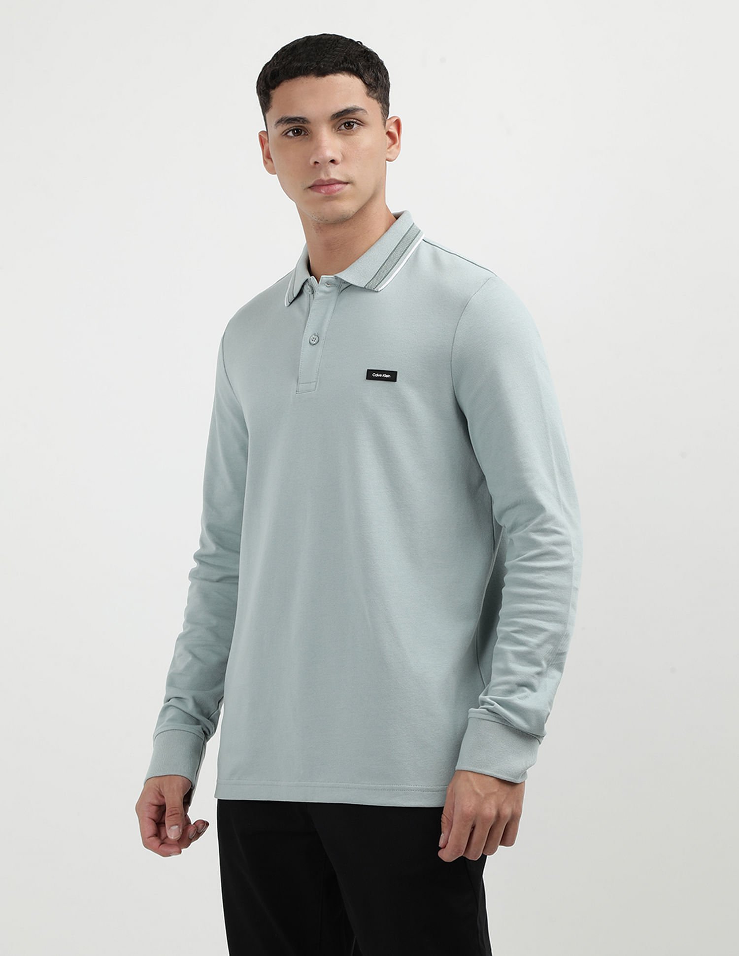 Calvin Klein Jeans Solid Regular Fit Polo Shirt