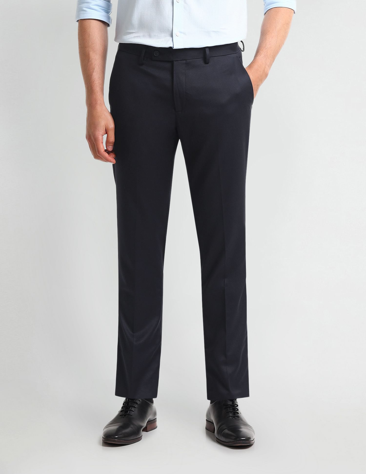 Arrow Mid rise Dobby weave Trousers