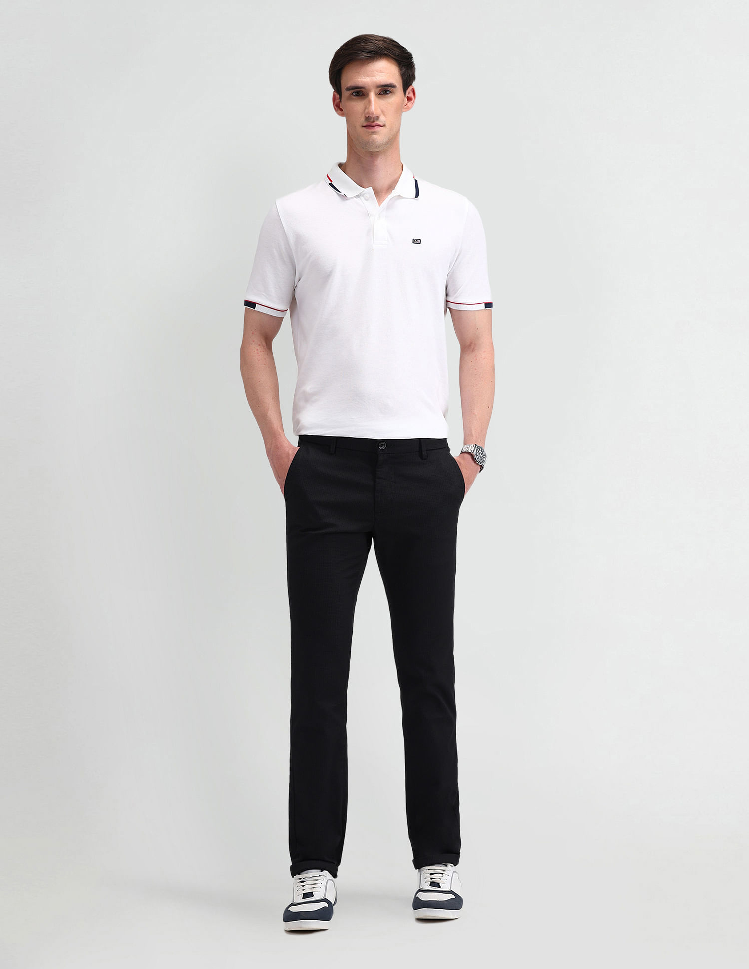 Arrow Sport Slim Fit Inner Web Detailed Trousers