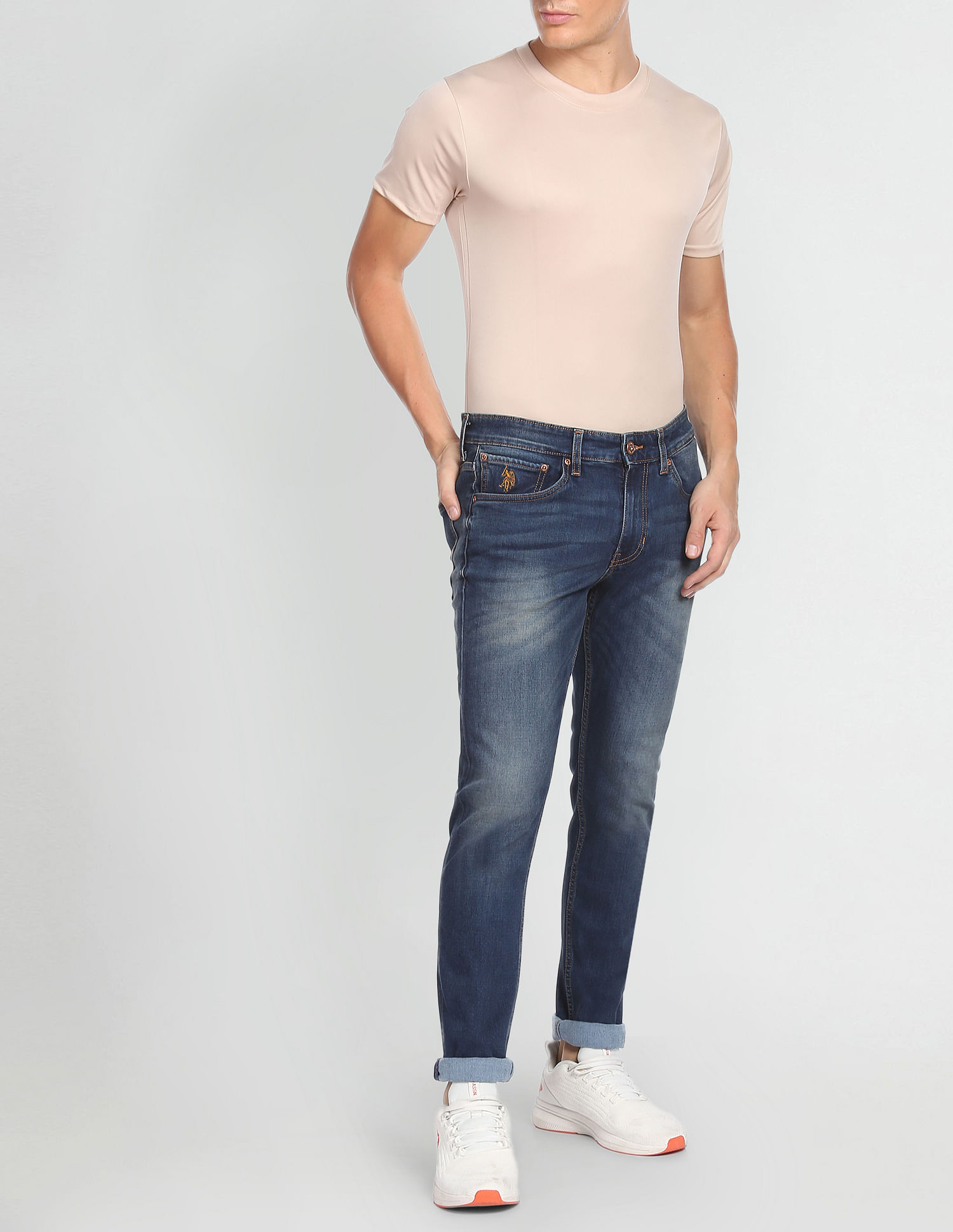U.S. Polo Assn. Denim Co. Brandon Slim Tapered Fit Blue Jeans