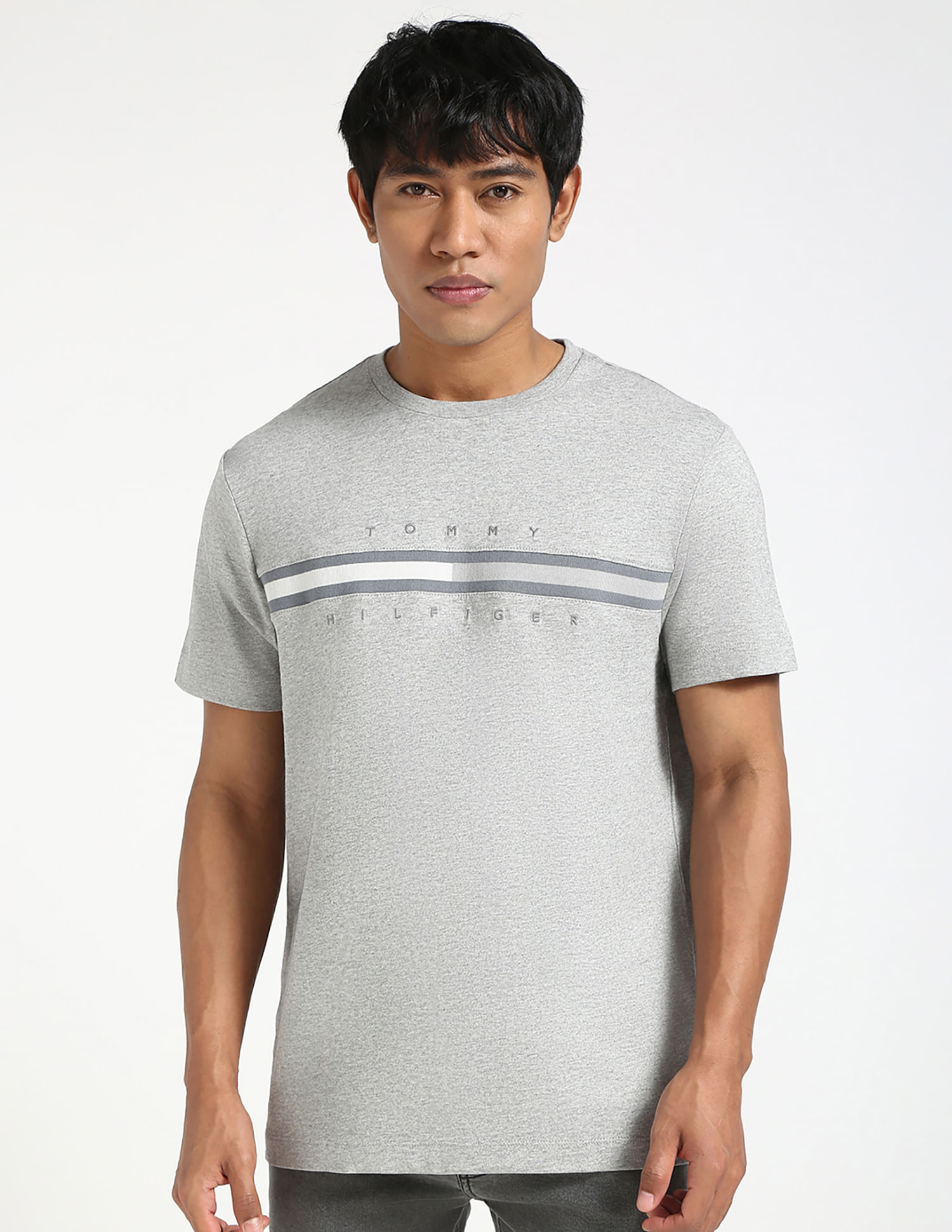 Tommy Hilfiger Embroidered Logo Regular-Fit Cotton T-Shirt