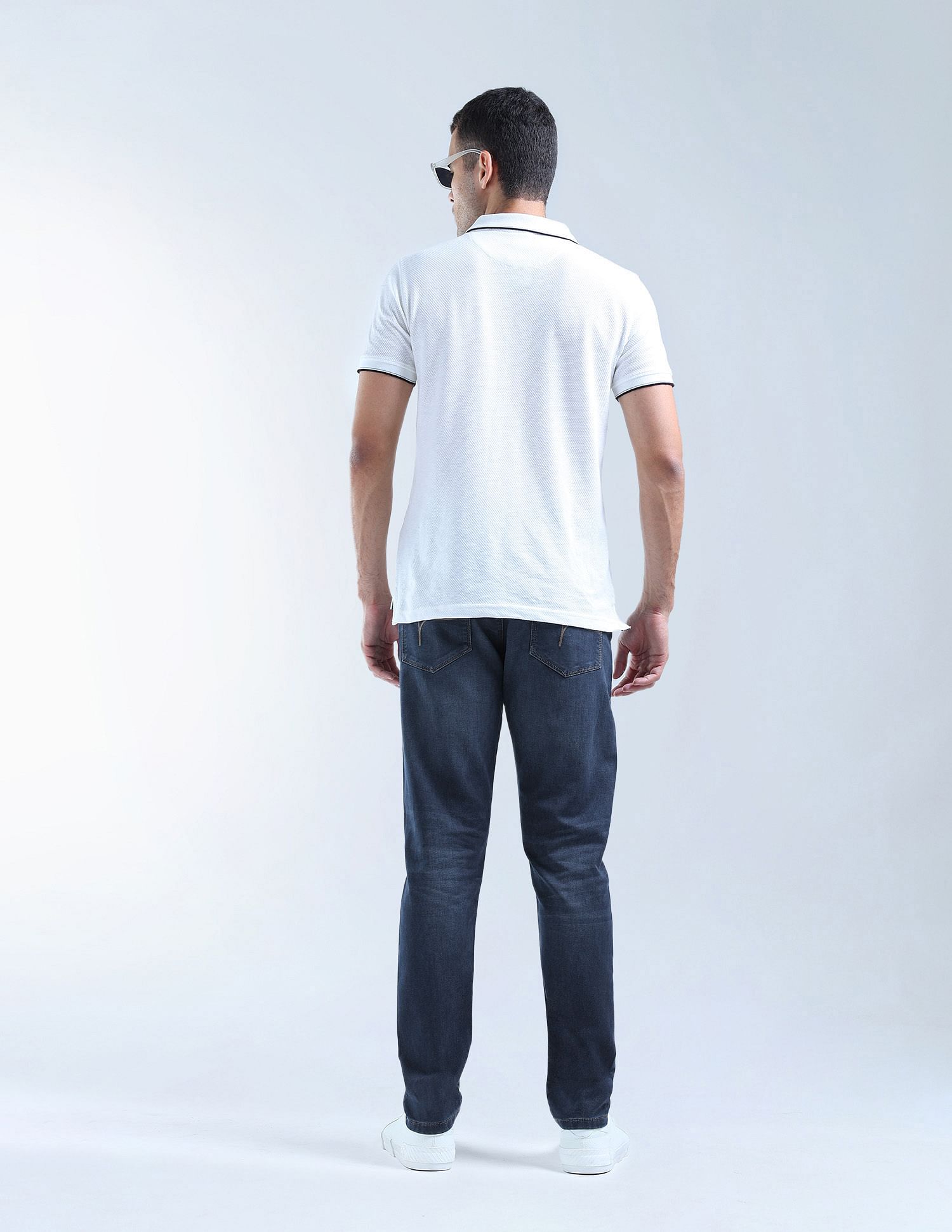 Flying Machine Slash Slim-Tapered Fit Flex Knit Max Jeans