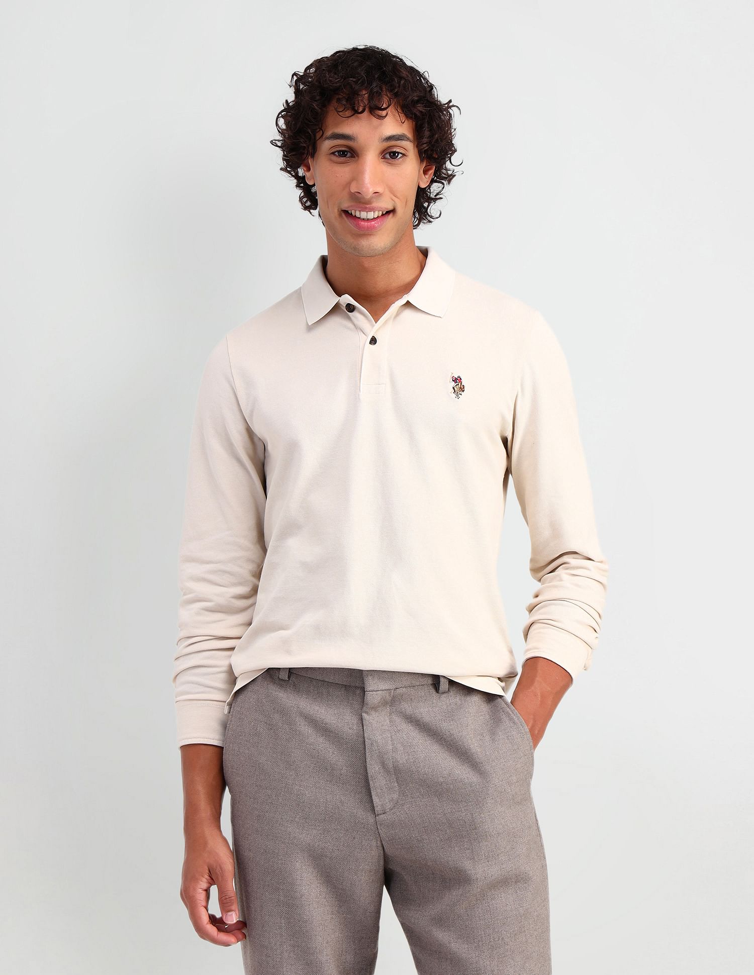 U.S. Polo Assn. Denim Co. Muscle Fit Pure Cotton Polo Shirt