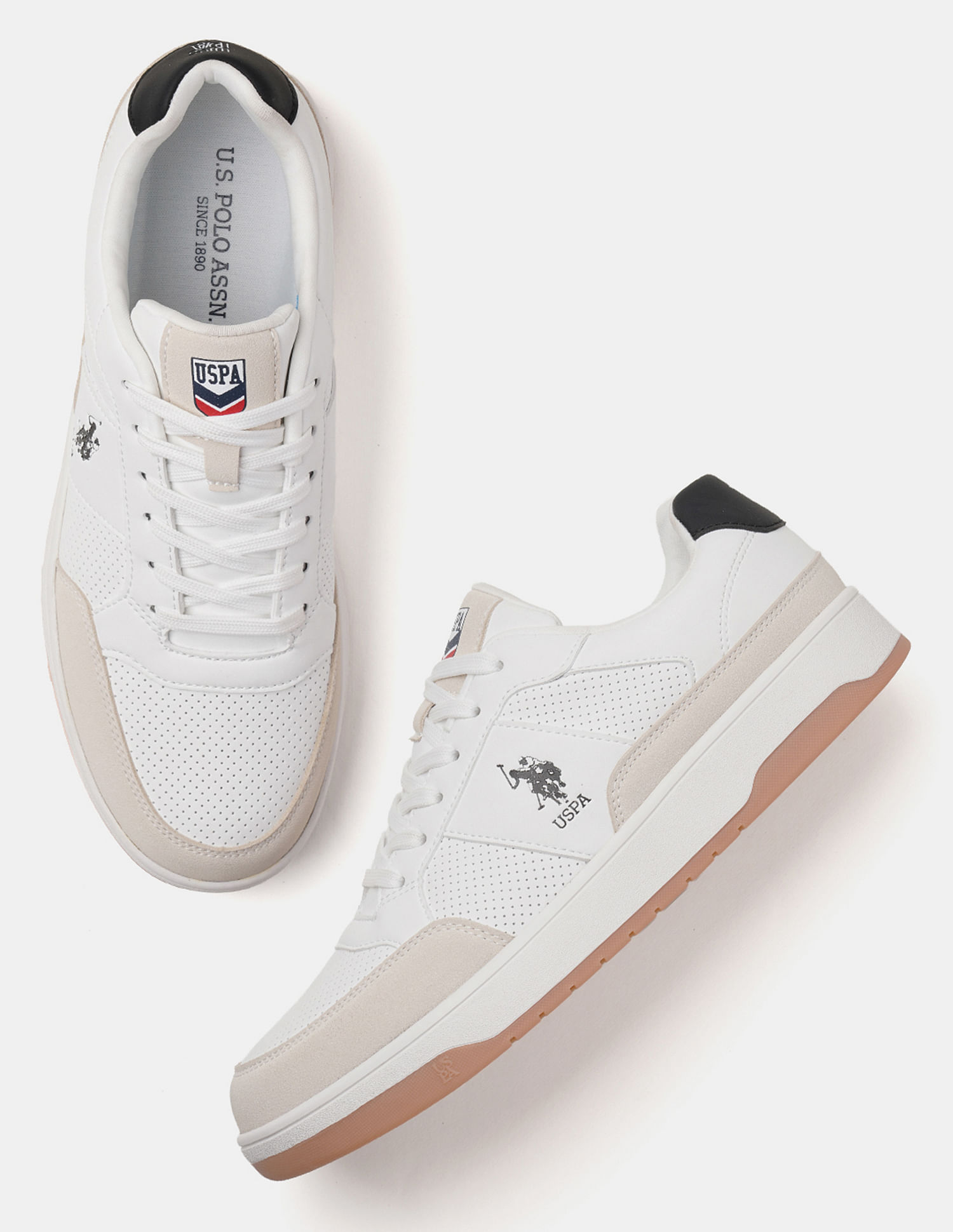 U.S. Polo Assn. Men Simon Colour Blocked Sneakers