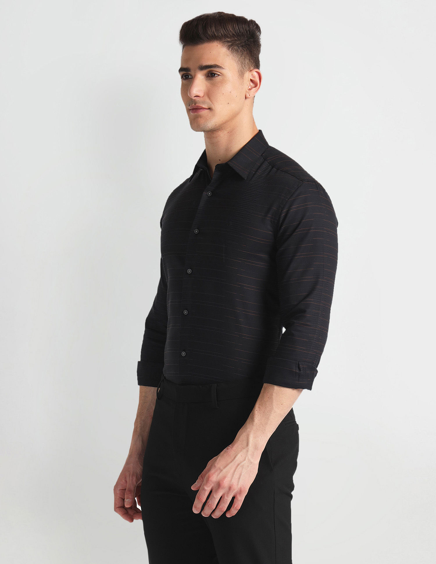 Arrow Newyork Manhattan Slim Pure Cotton Shirt