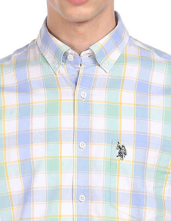 U.S. Polo Assn. Cotton Check Casual Shirt