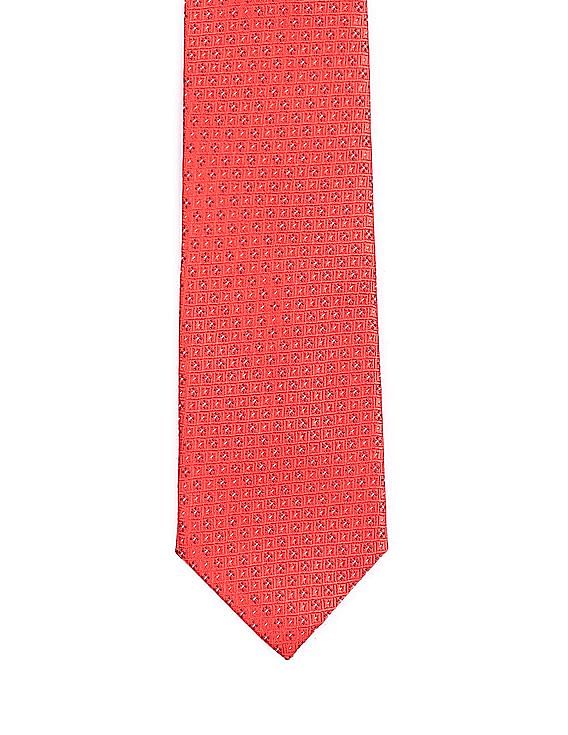 Louis Vuitton Silk Pattern Tie - Red Ties, Suiting Accessories