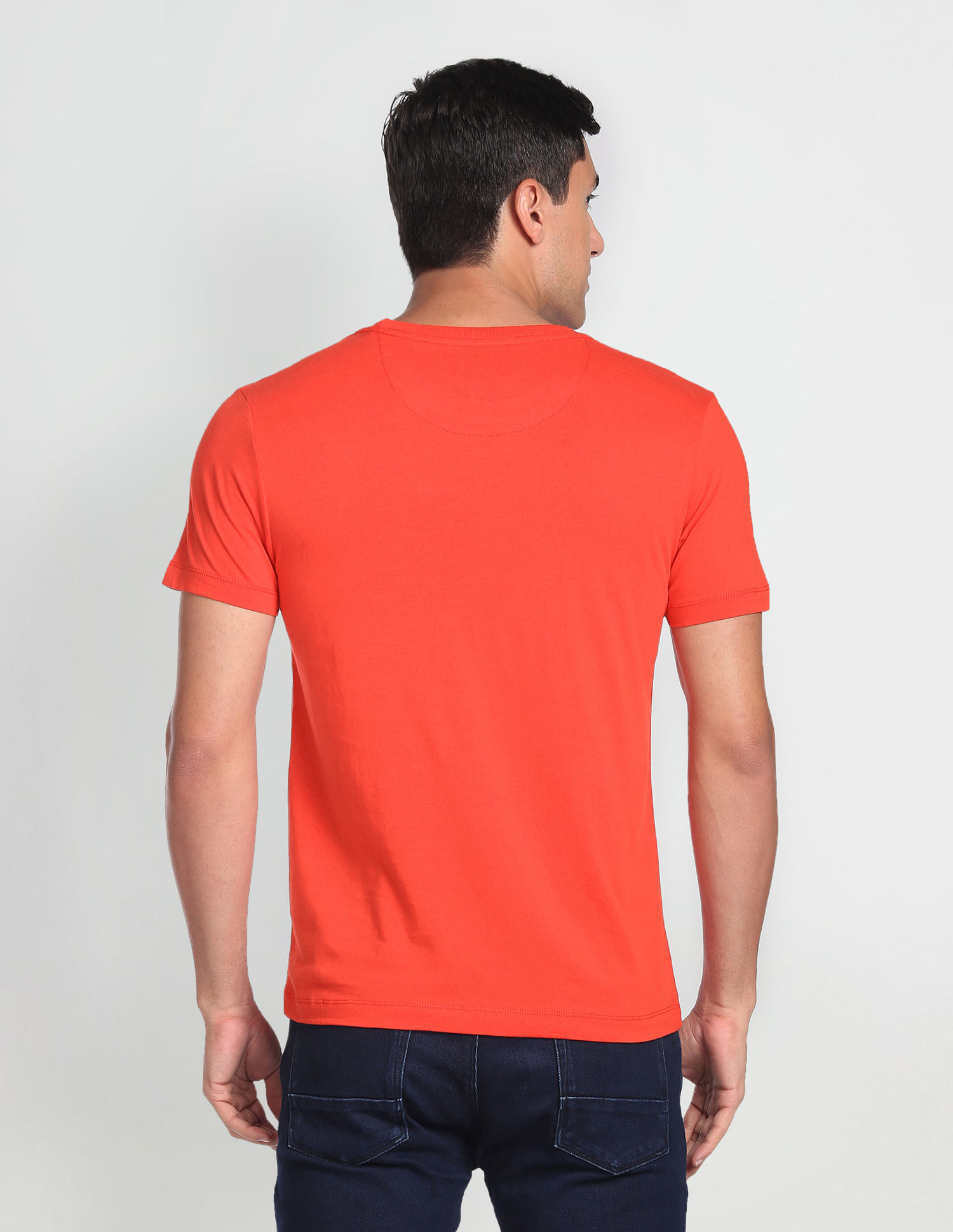 U.S. Polo Assn. Denim Co. Crew Neck Solid T-Shirt