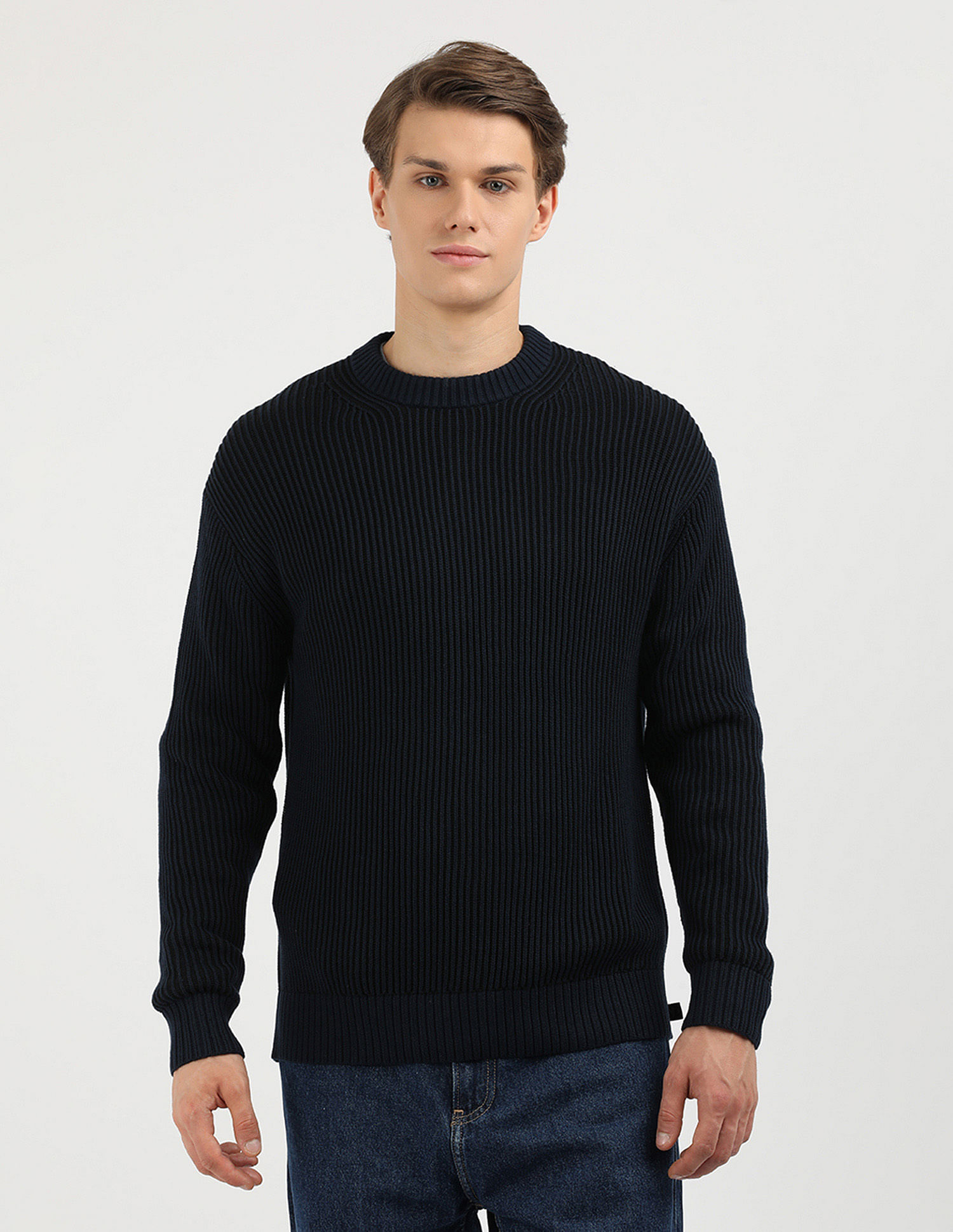 Calvin Klein Jeans Plated Oversized Crew Neck Sweater