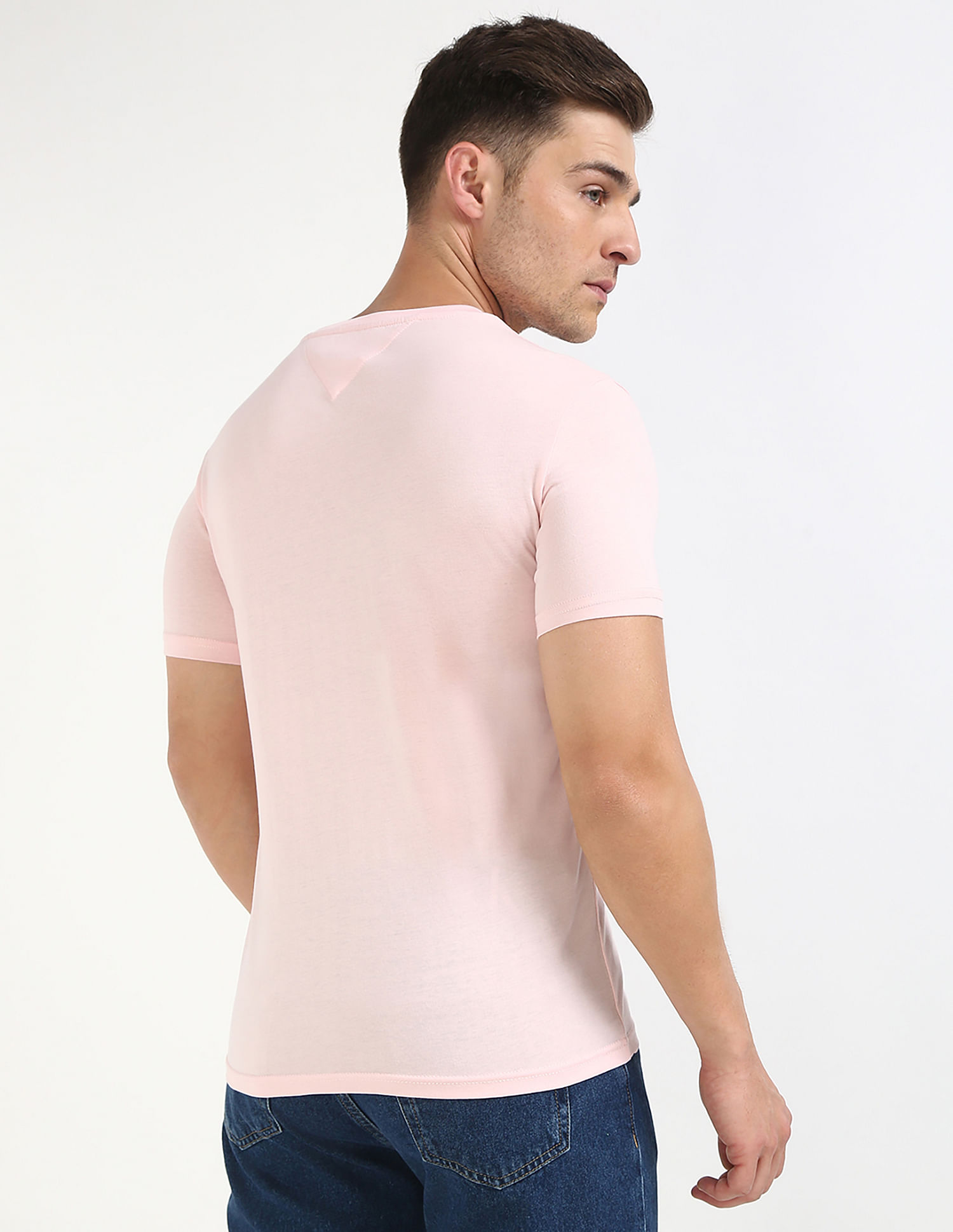 Tommy Hilfiger Solid Slim-Fit Cotton T-Shirt