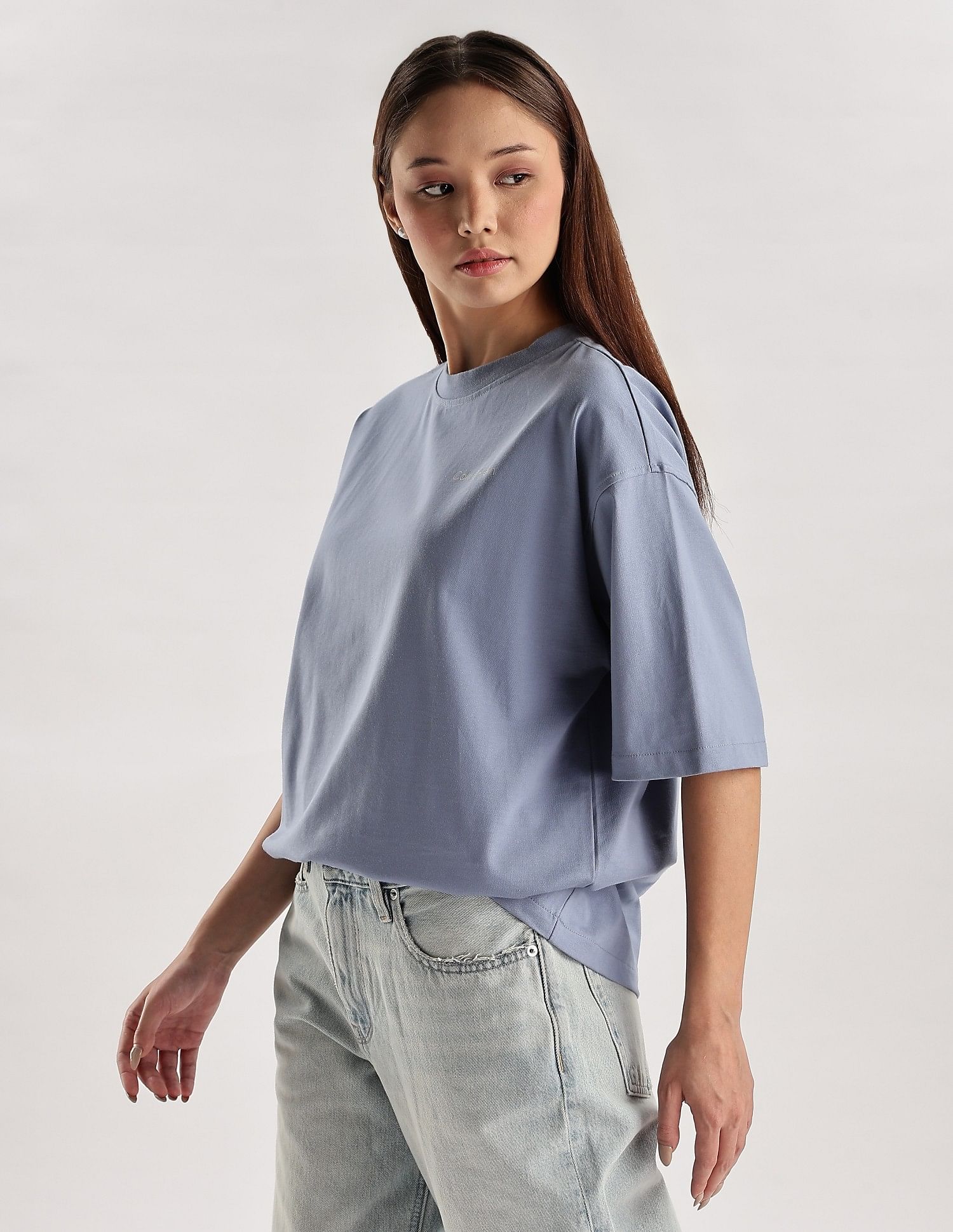 Calvin Klein Jeans Graphic Relaxed-Fit Cotton T Shirt