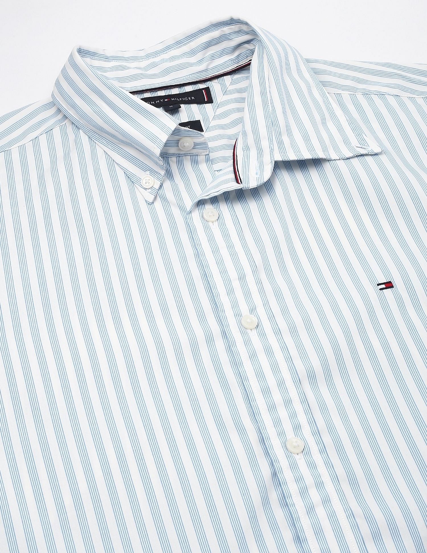 Tommy Hilfiger Striped Regular-Fit Poplin Shirt