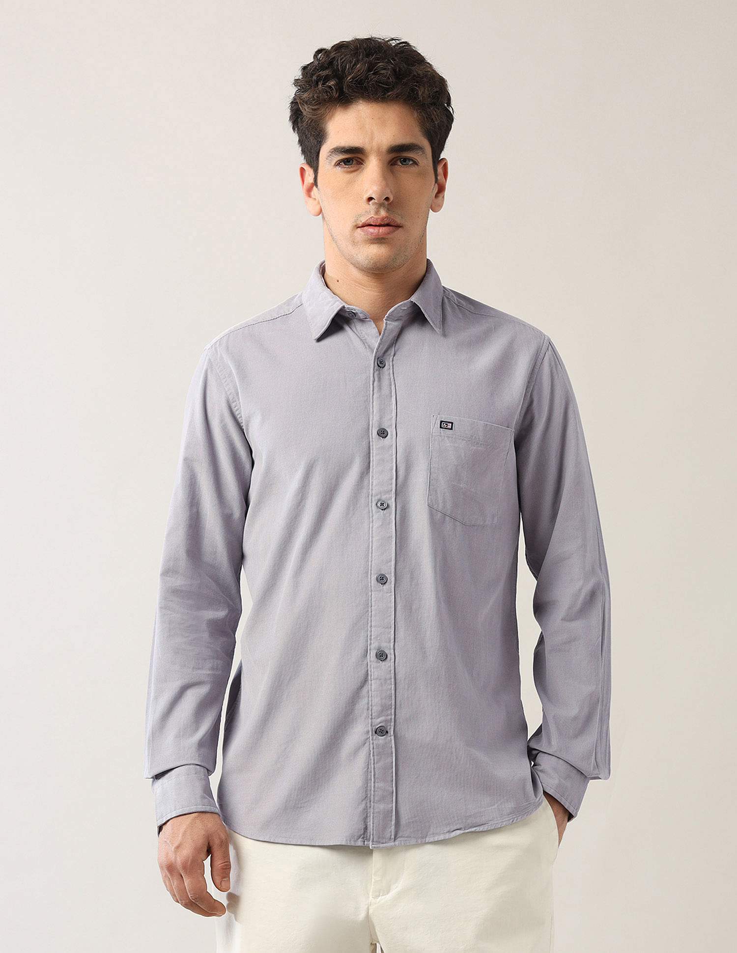 Arrow Sport Pure Cotton Corduroy Shirt