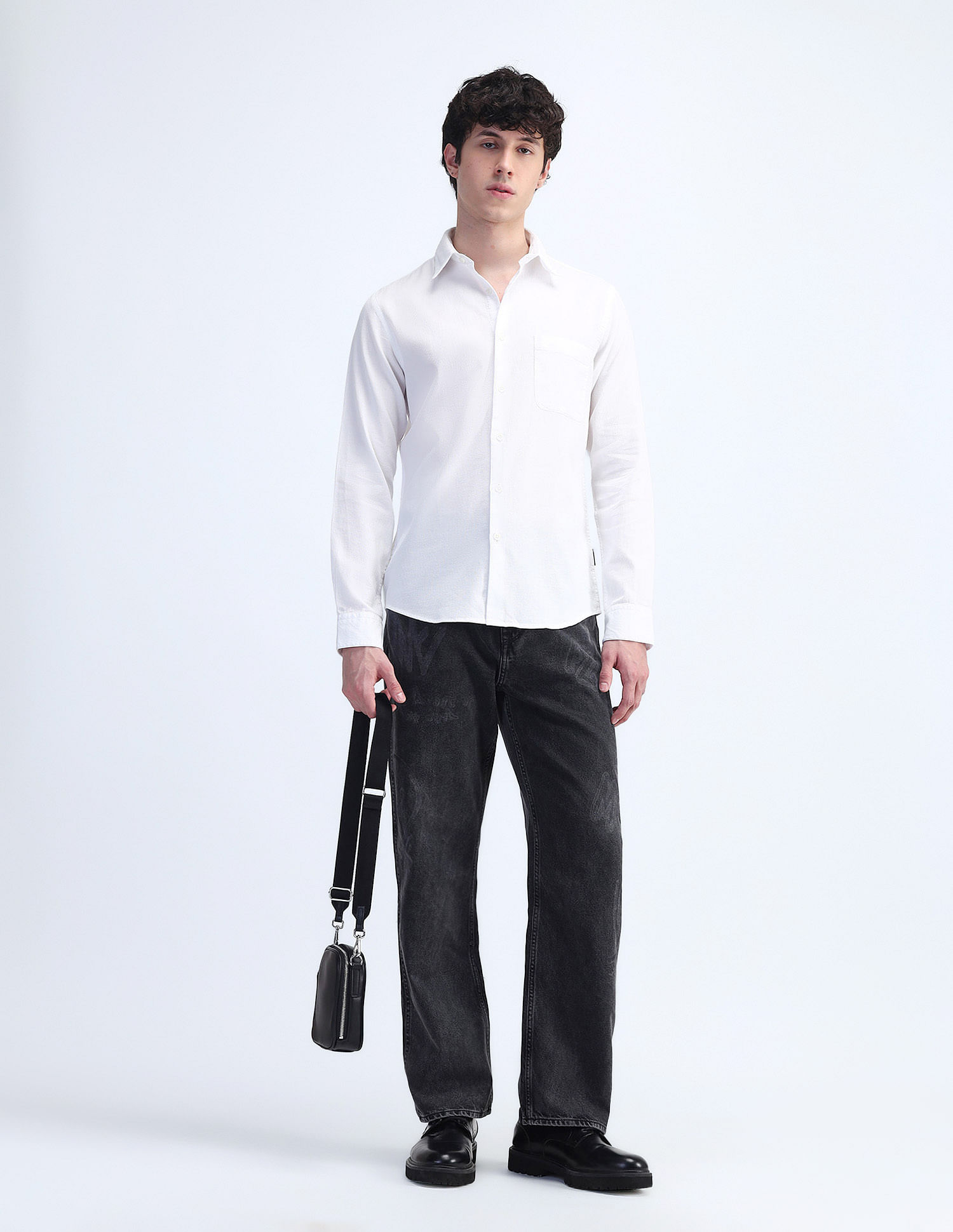 Flying Machine Slim Fit Cotton Shirt