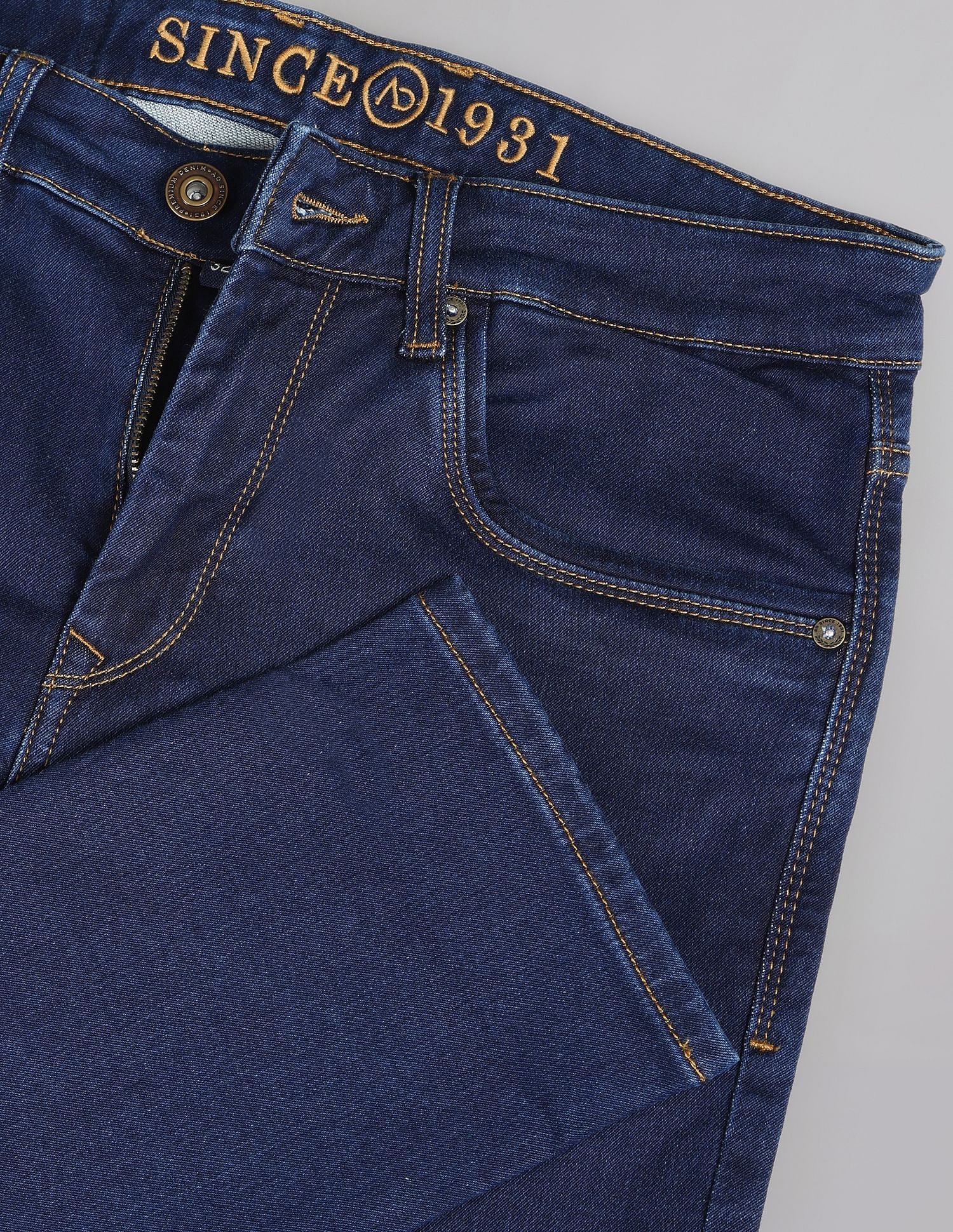 AD by Arvind Mid Rise Skinny Fit Jeans