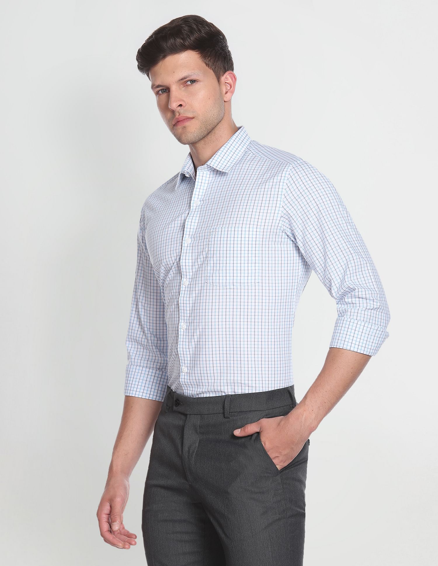 Arrow Gun Club Check Cotton Shirt