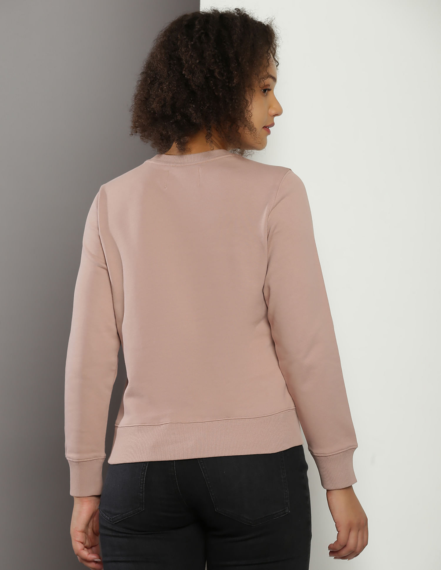 Calvin Klein Pure Cotton Brand Print Sweatshirt