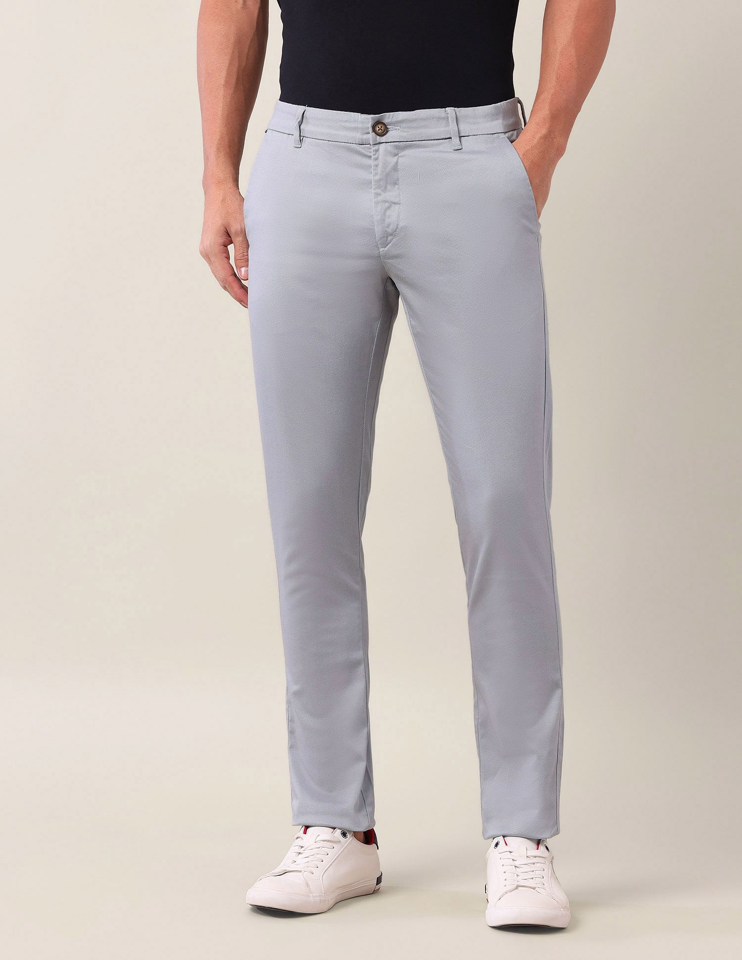U.S. Polo Assn. Denver Slim Fit Satin Trousers