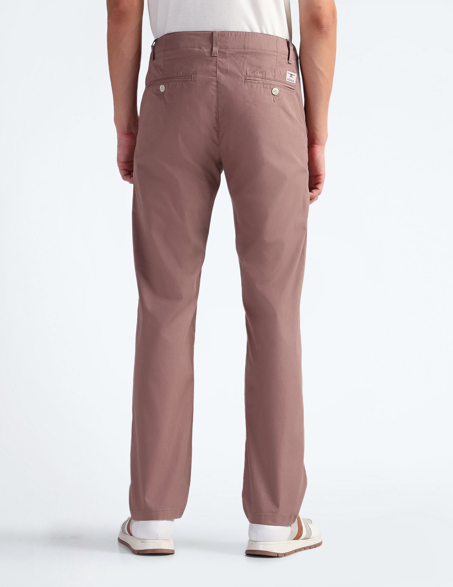 Flying Machine Relaxed Straight Solid Trousers