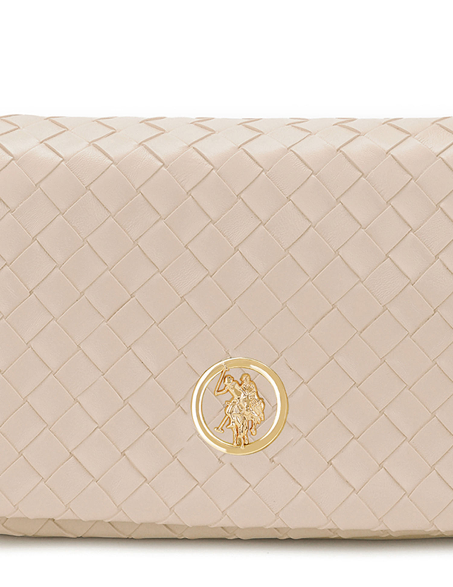 U.S. Polo Assn. Women Angie Patterned Weave Crossbody Bag