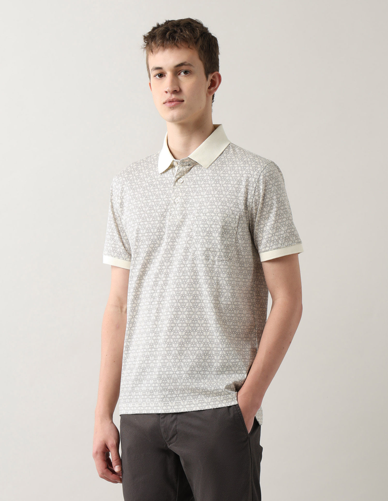 Arrow Pure Cotton Night Is Young Polo Shirt
