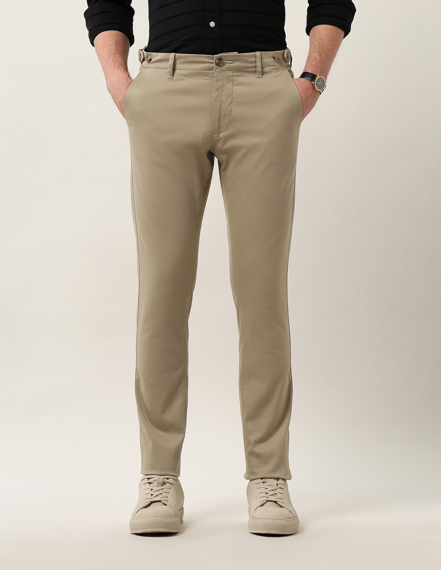 Arrow Sport Slim Fit Air Soft Trousers