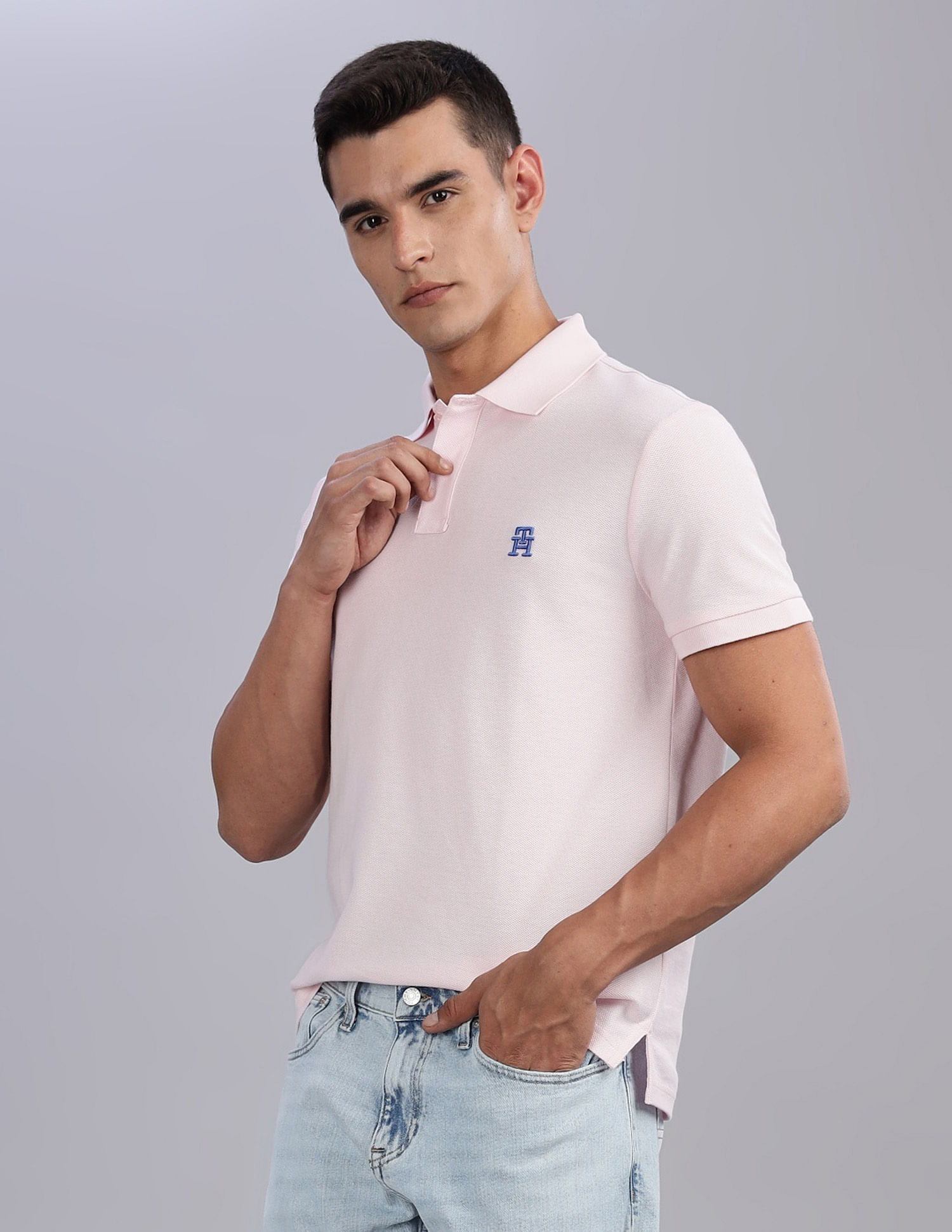 Tommy Hilfiger Solid Regular-Fit Cotton T-Shirt