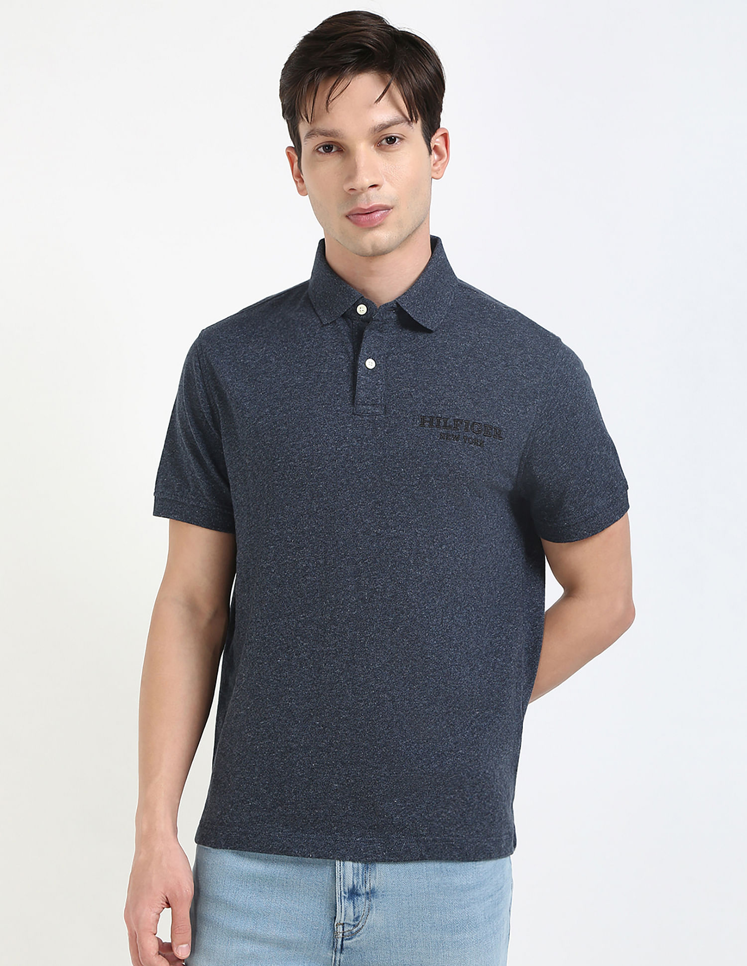 Tommy Hilfiger Solid Regular Fit Polo Shirt