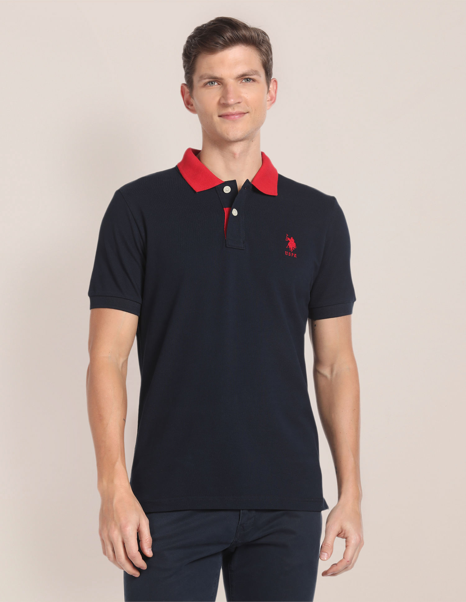 U.S. Polo Assn. Pique Solid Polo Shirt