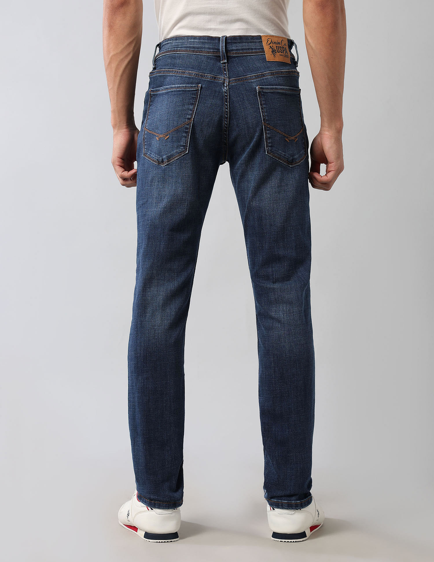U.S. Polo Assn. Denim Co. Brandon Slim Tapered Fit Blue Ultra Soft Jeans