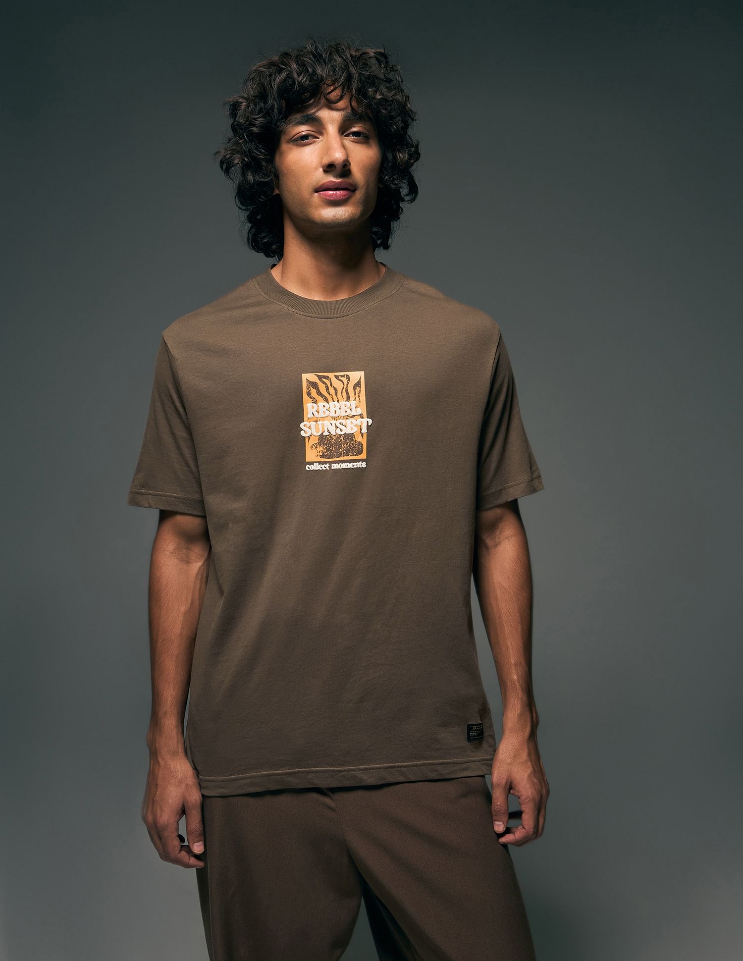 Flying Machine Street Vibe Graphic Printed Relaxed Fit T-shirt