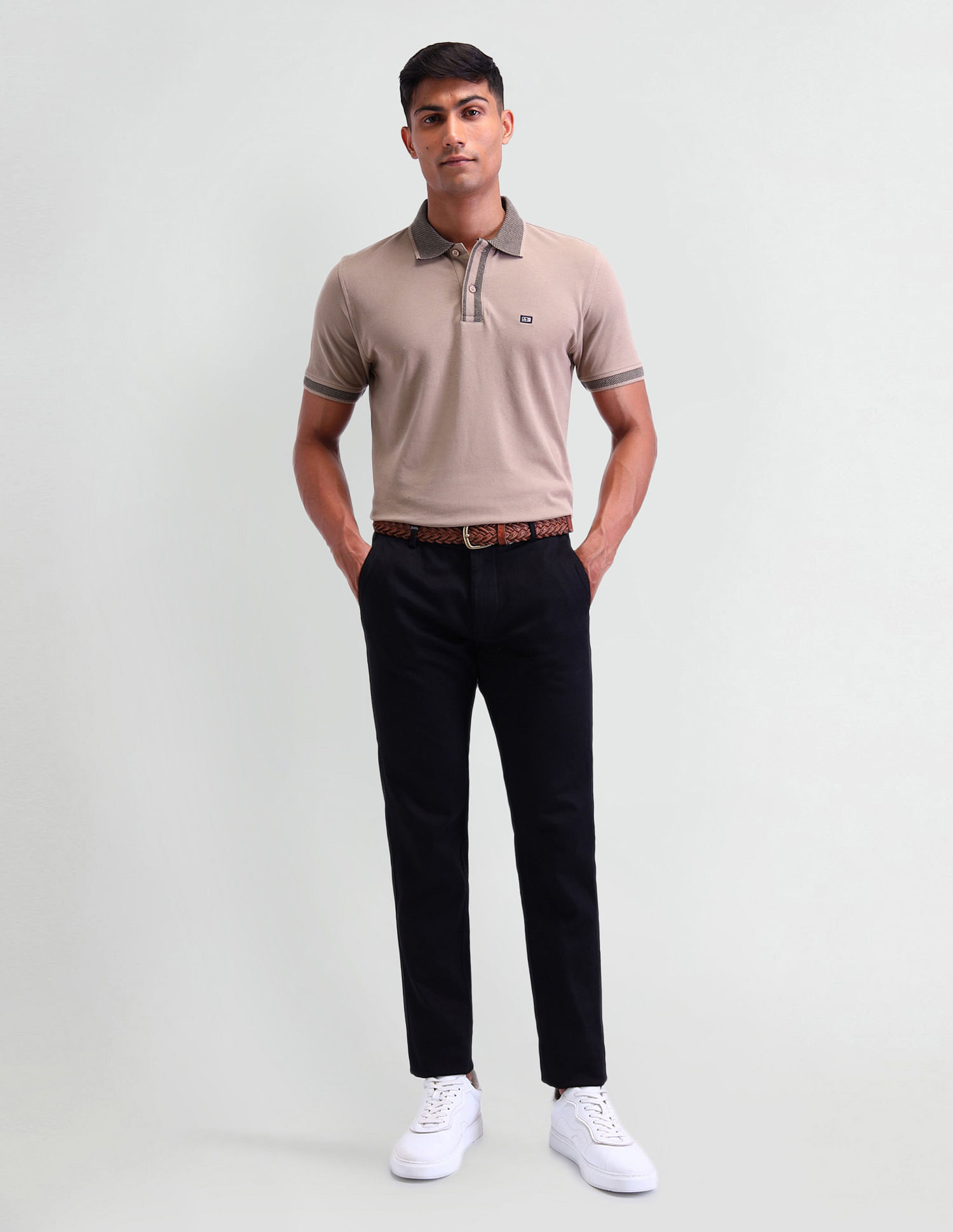 Arrow Sport Solid Regular Fit Polo Shirt