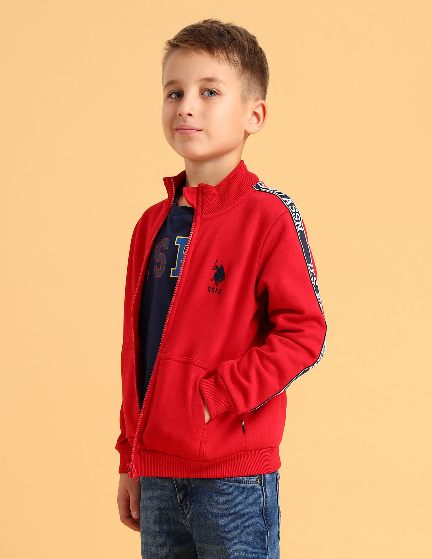 U.S. Polo Assn. Kids Boys Regular Fit Sweatshirt