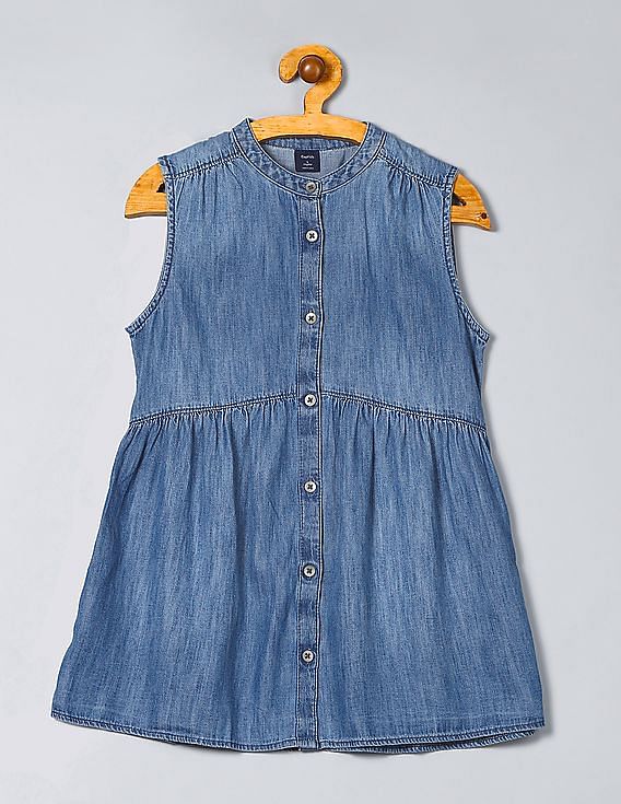 Gap chambray cheap dress