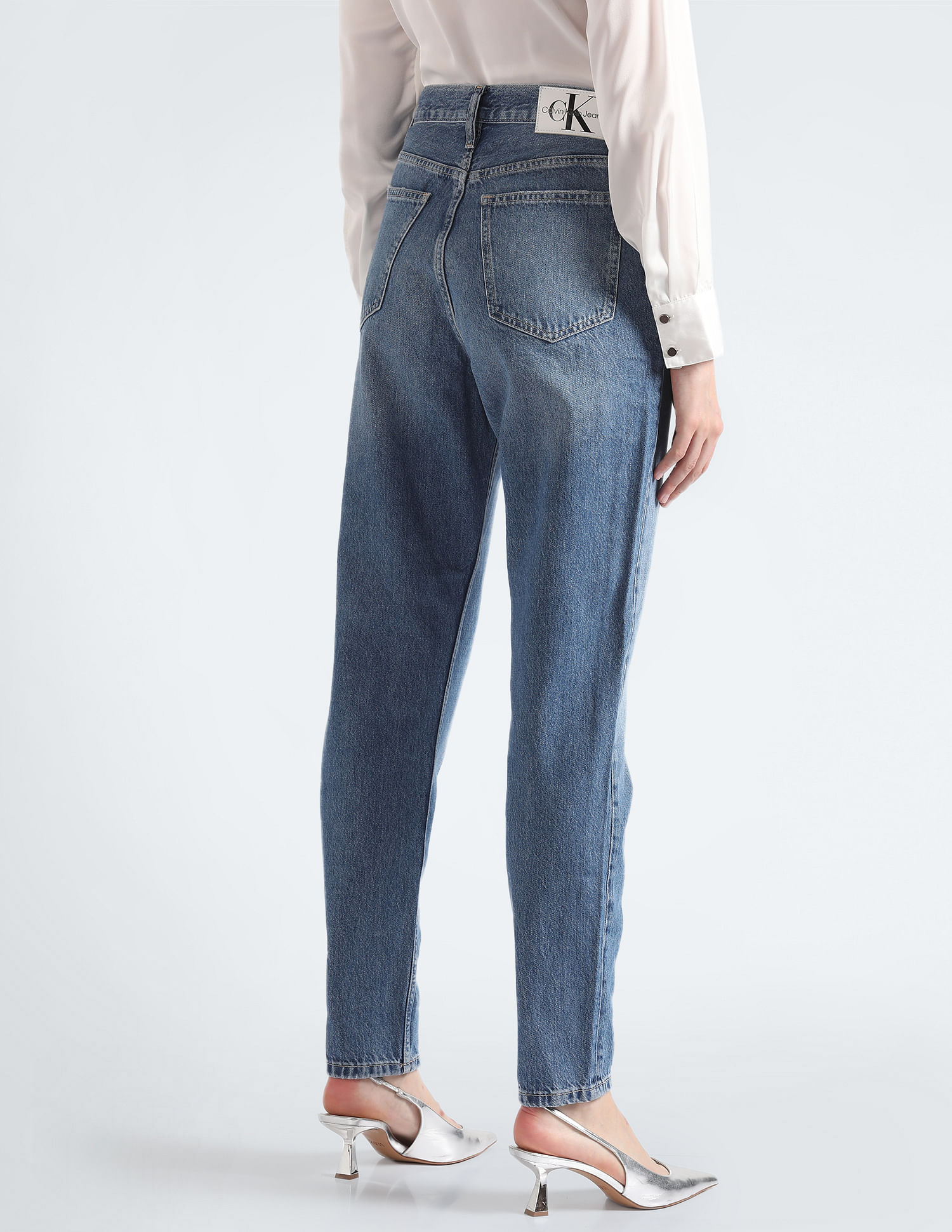 Calvin Klein Mid Rise Mom Fit Jeans