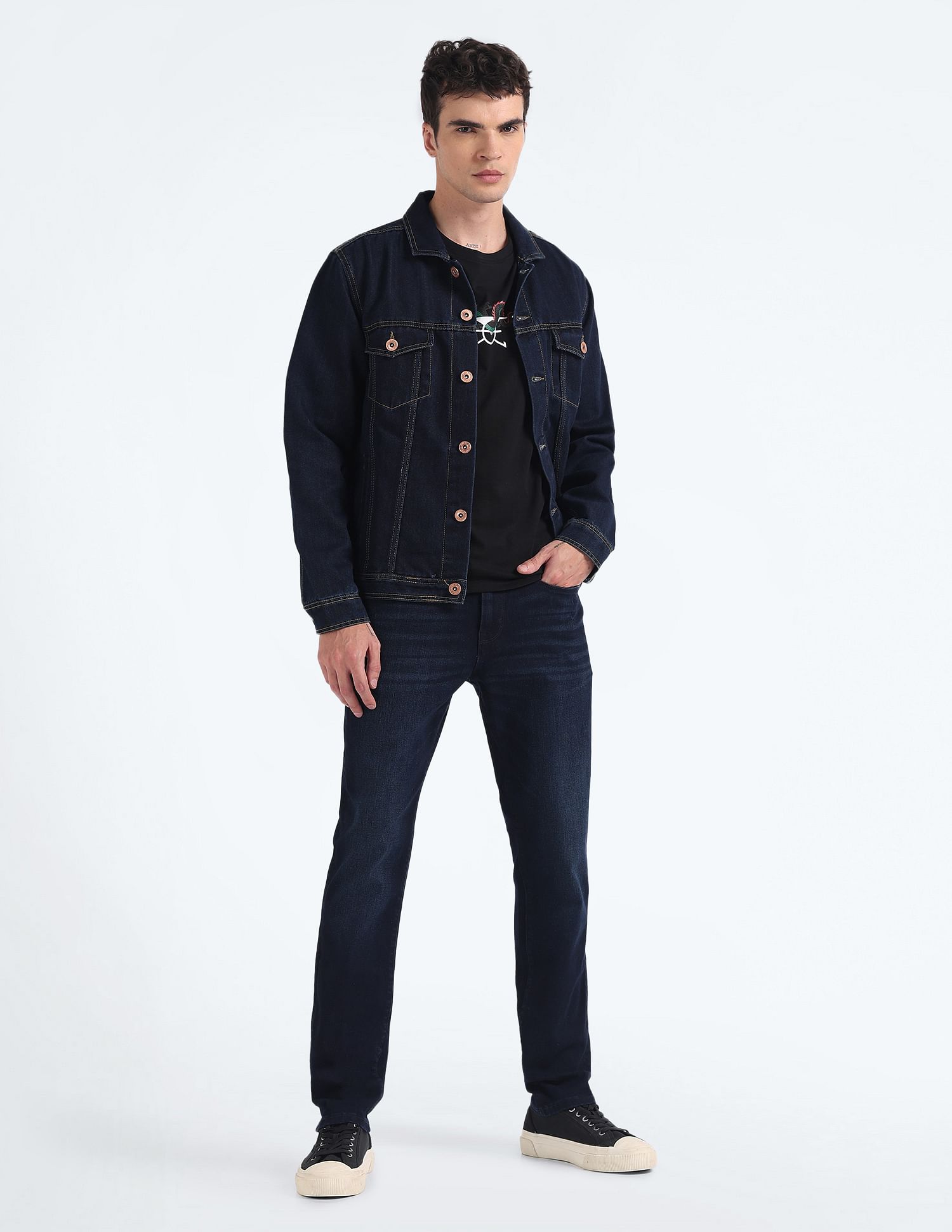 Flying Machine Freddie Slim Straight Fit F-Lite Jeans