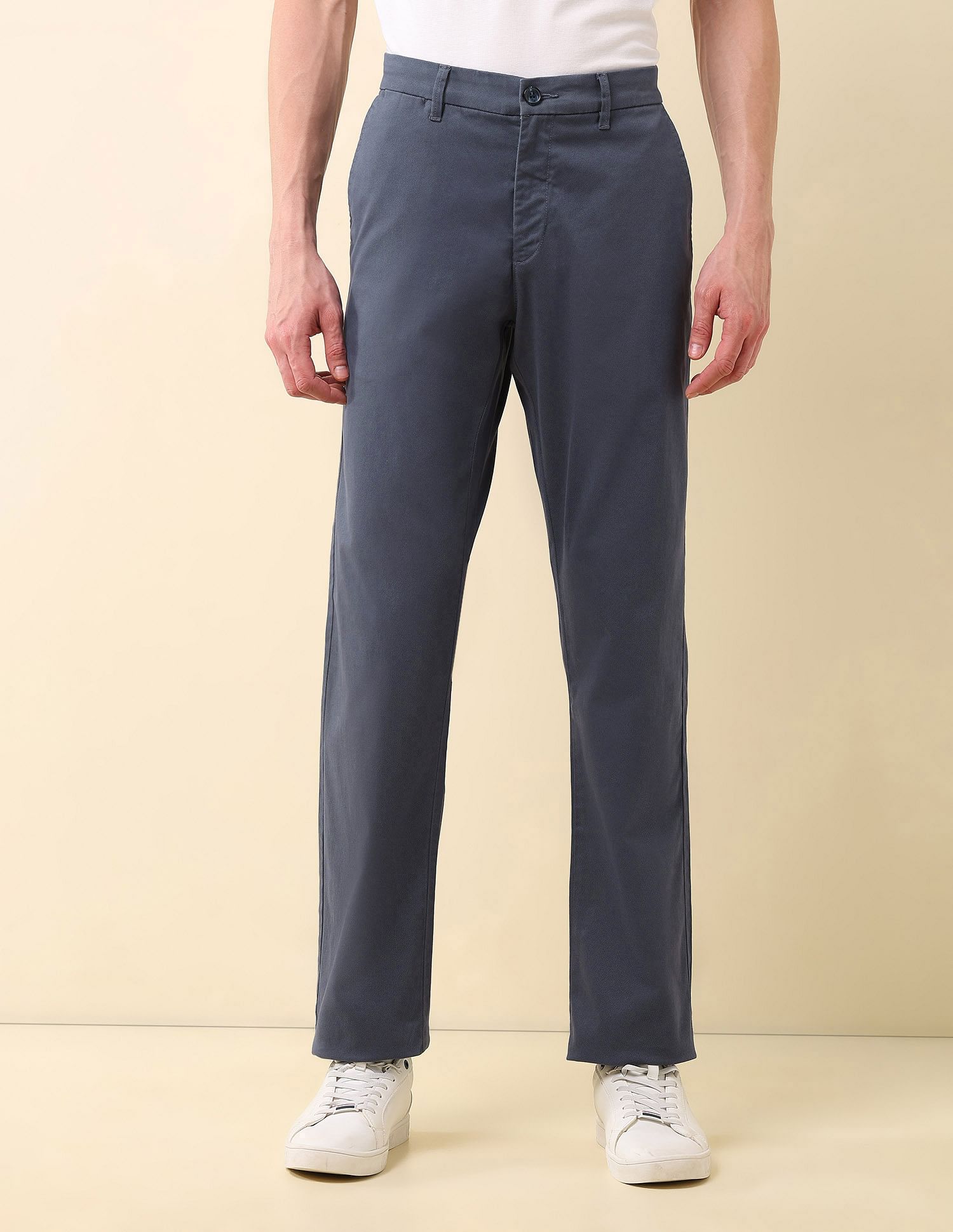 U.S. Polo Assn. Mid Rise Riley Straight Fit Trousers