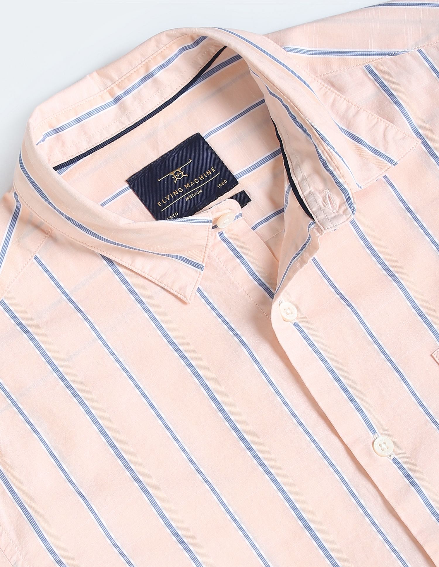 Flying Machine 50's Vertical Stripe Shirt